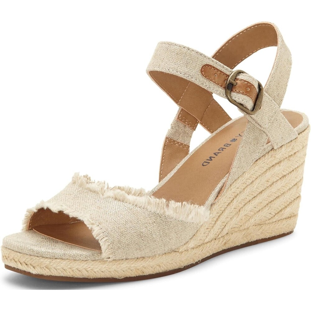 Lucky Brand Mindra Sandal Women's Natural Size 6